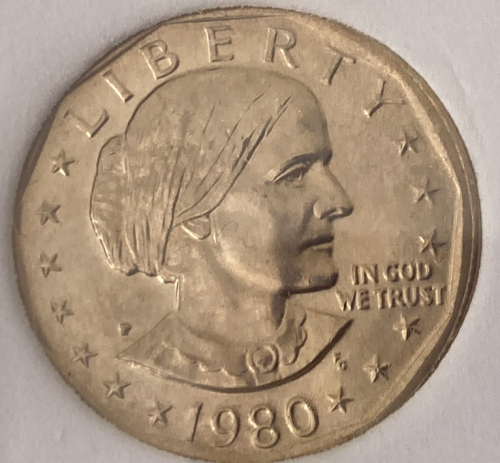 1980 P Susan B Anthony Dollar Coin