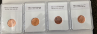 (4) Lincoln Wheat Back Copper Pennies