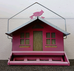 Decorative "Barn" Bird Feeder