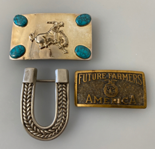 (3) Vintage Belt Buckles