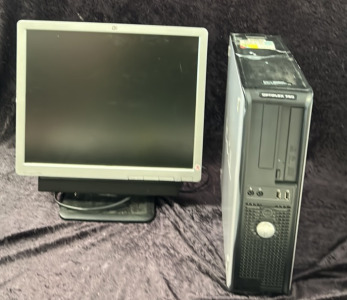 Dell Computer & HP Monitor