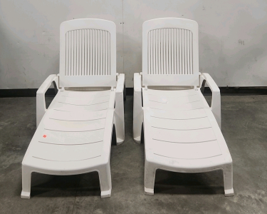 (2) Lounge Chairs