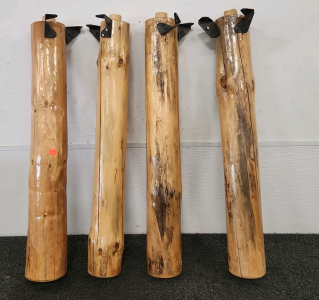 (4) Wood Table Legs