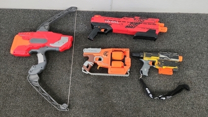 (4) Nerf Guns