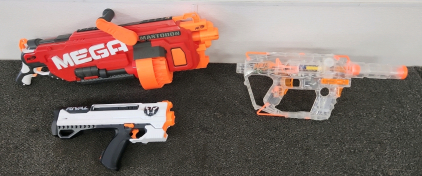 (3) Nerf Guns