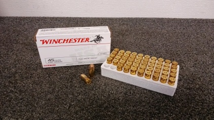 Box of Winchester .45 Auto Ammo