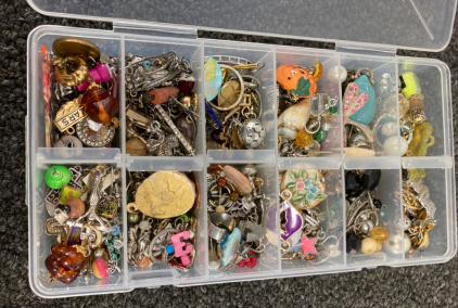 Assortment Of Jewelry Parts And Beads
