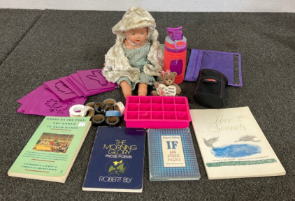 Vintage Baby Doll, Books, Stencils, And More