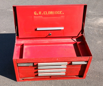 Heavy Duty Metal Toolbox with Key