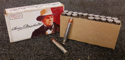 Box of Oliver H. Winchester 38-55 Ammo