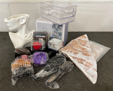 Assorted Woman's Personal Items, Home Decor and More