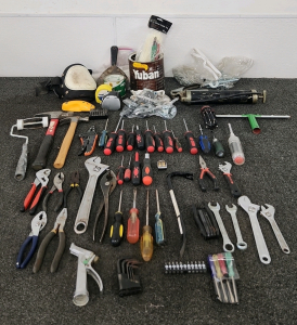 Assorted Tools & Hardware