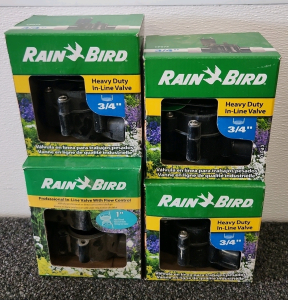 (4) Rainbird Heavy Duty In-Line Valves