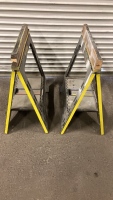 Plastic sawhorses