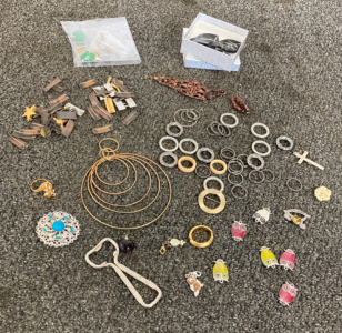 Assorted Jewelry Pieces And Rings