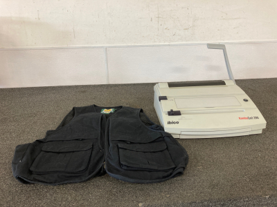 Large Cabelas Vest And Akiled Punching And Closing Machine