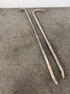 (2) Crow Bars 32” and 36”