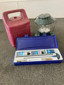 Gunslick Cleaning Set And Coleman Propane Lantern with Case