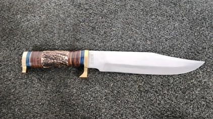 Marble's Antler Handle Bowie Knife