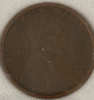 Scarce 1909 VBD US Lincoln Wheat Back Penny