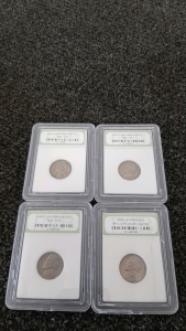 (4) Early Jefferson Nickels