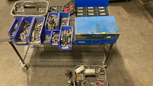 Huge assortment of taps and dies and threading drill bits