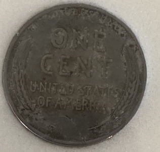 Slabbed US WWII Emergency Issue Steel Penny