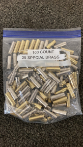 (100) .38 Special Brass Casings