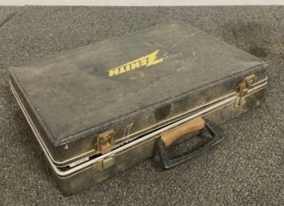 Suitcase Full Of Electronic Tubes And Radionic Tubes And More