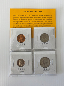 Proof Set of Coins 1963-1969