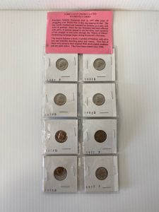 (8) Brilliant Uncirculated Roosevelt Dimes