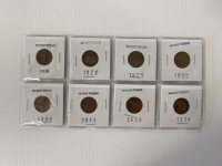 (8) Wheat Pennies 1916-1954