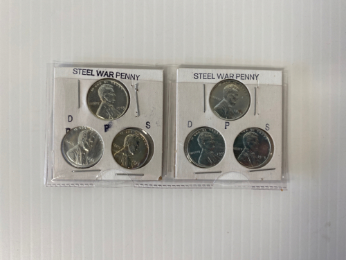 (6) Steel War Pennies