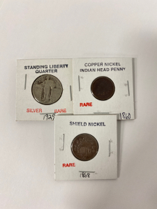 (3) Silver Rare Coins