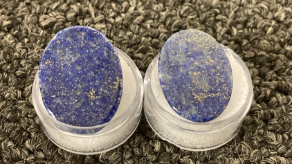 (2) Lapiz Lazuli Cabochons