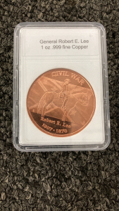 General Lee copper round