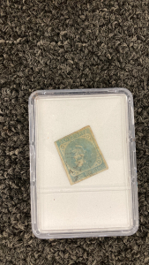 1862 confederate states 5 cent postage stamp