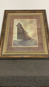Large Sail Boat Print