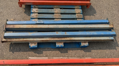 (6) 74" Pallet Racking Rails