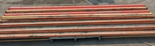 (4) 144" Pallet Racking Rails