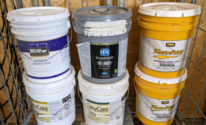 (6) 5gal Buckets of Interior Paint