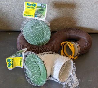 RV Partial Drain Hose, New Pop-up Drainage Emitters