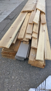 Raw Lumber, 1x4 to 1x12, 2x4, 4x8