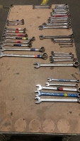 Assortment of 4 different brands of wrenches