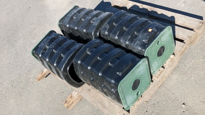 (4) 11x11x17 In-Ground Cable Boxes