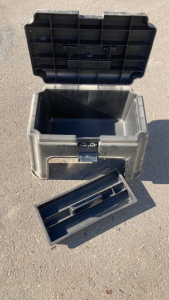 Step stool tool box