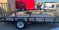 Flat bed trailer 14x6,8 single axel