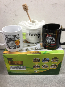 Electric Lunchbox, (2) Coffee Mugs, Honey Pot