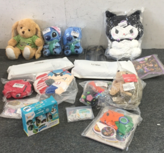 Plushies, Stickers and More