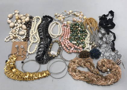 Various Costume Jewelry Assesories